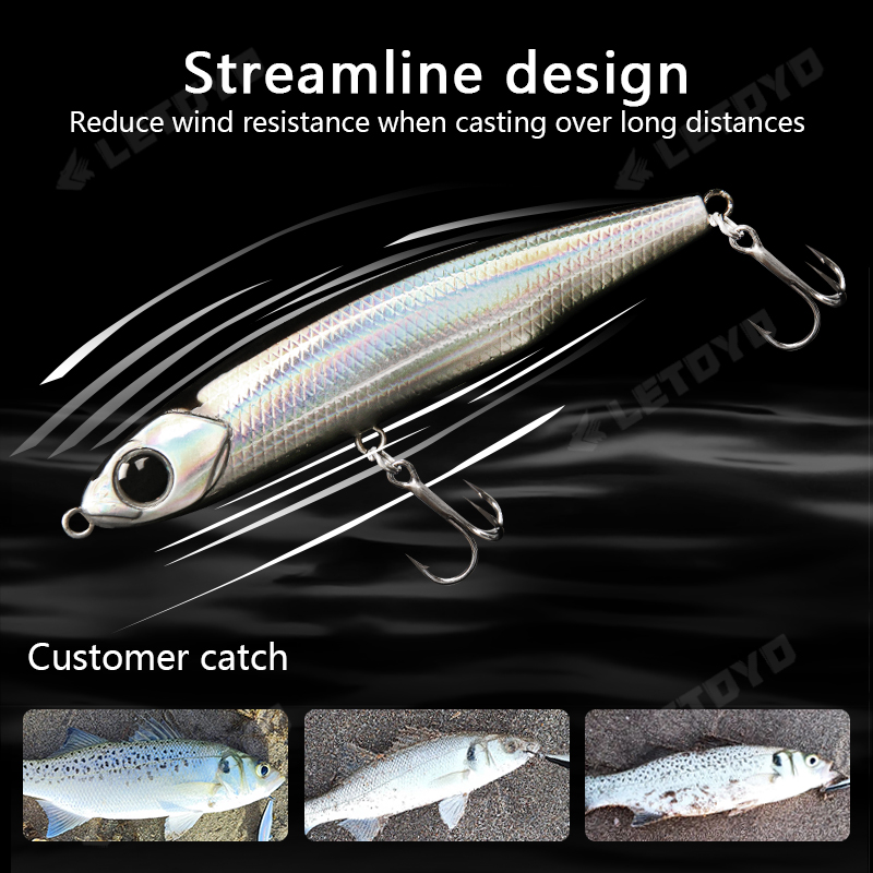 LETOYO Sinking Pencil 17g 12g- - Fishing Lure Spoon ulasan dan harga