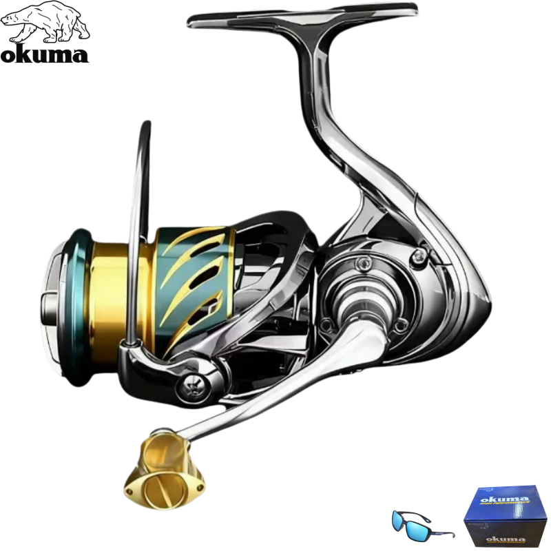 OKUMA 1000-7000 All-Metal Spin - Kastking Reel Zephyr ulasan dan harga