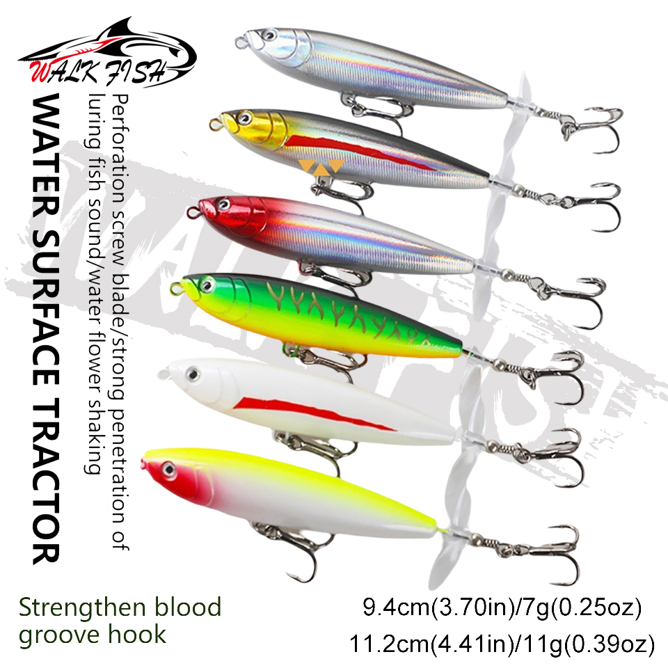 WALK FISH 7g/11g Pencil Bait S - Fishing Lure Buzzbait ulasan dan harga