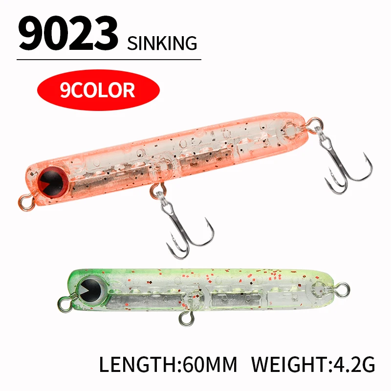6cm 4.8g Slow Sinking Pencil F - Fishing Lure Jerkbait ulasan dan harga